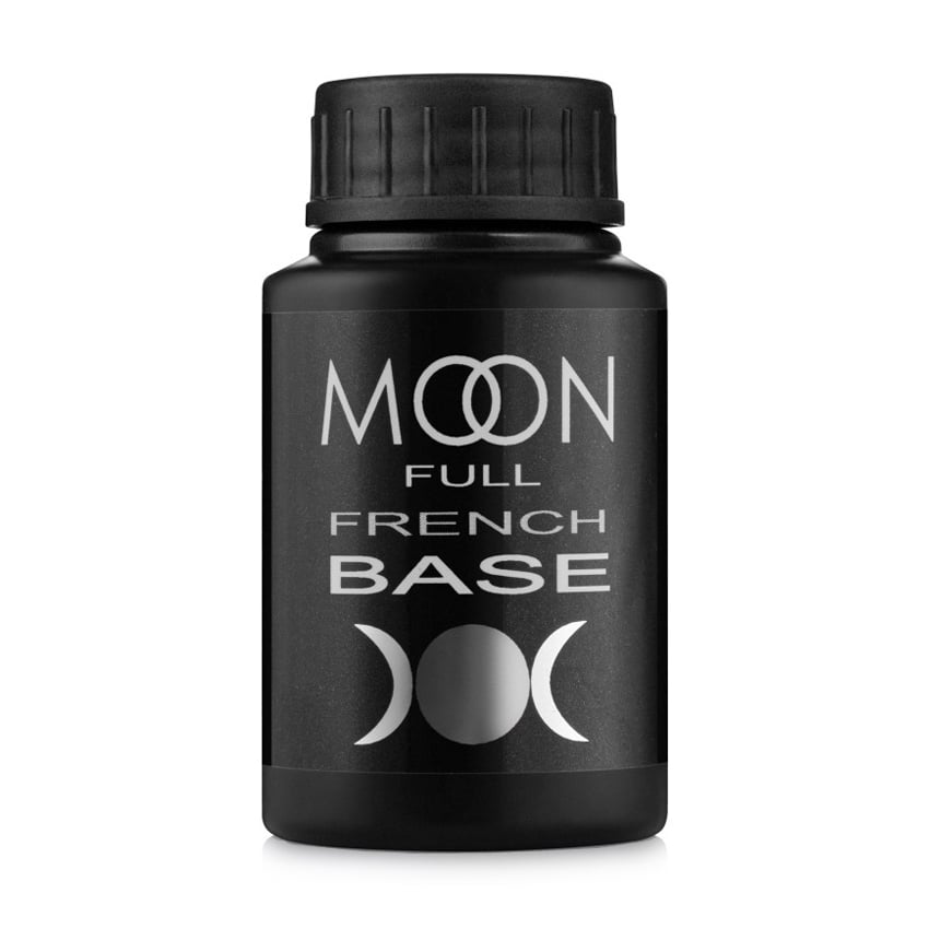 Уцінка! База-френч Moon Full French Base UV/LED, 14 сірий з шимером, 30 мл